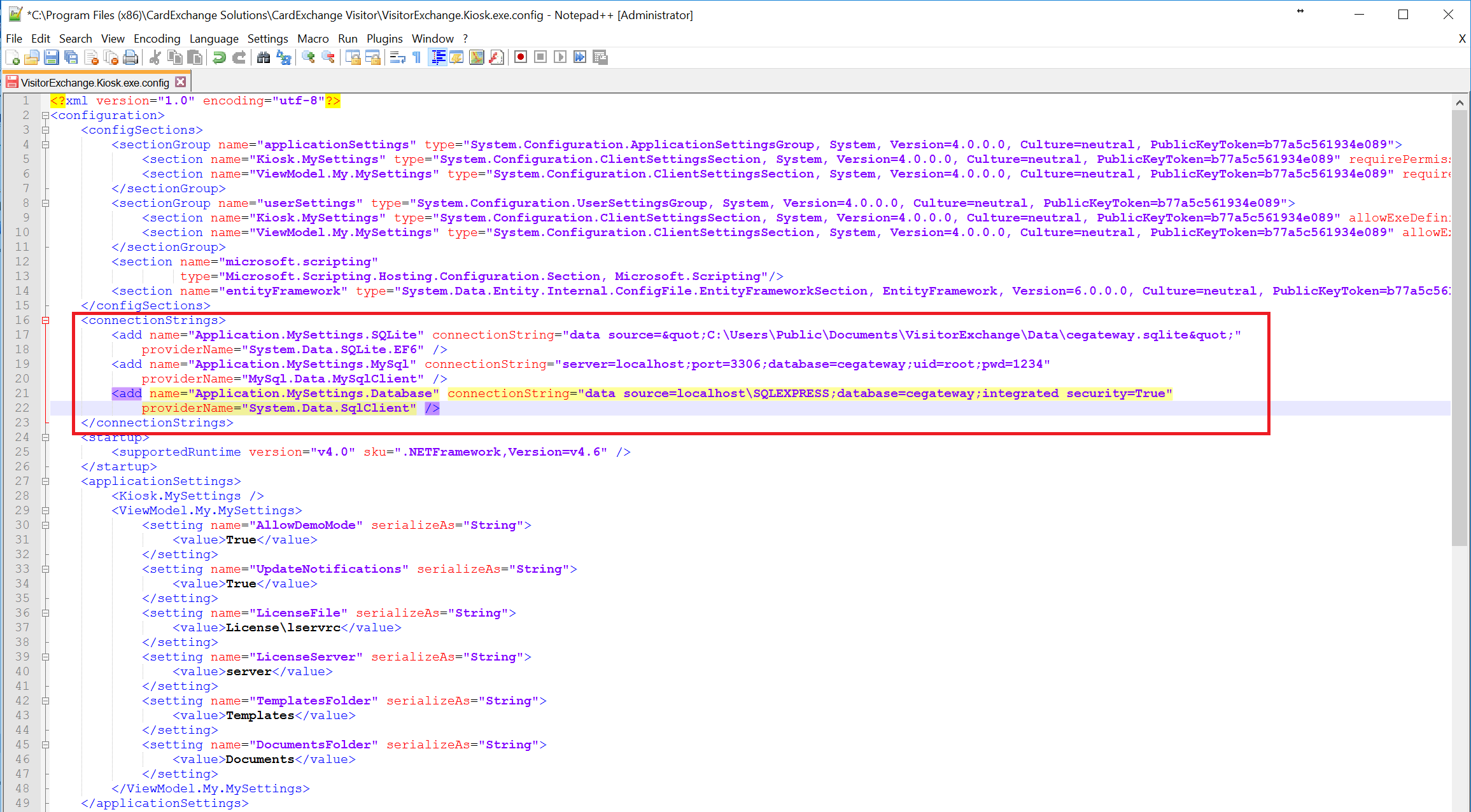 Visitor_Config_SQL_Kiosk_Set