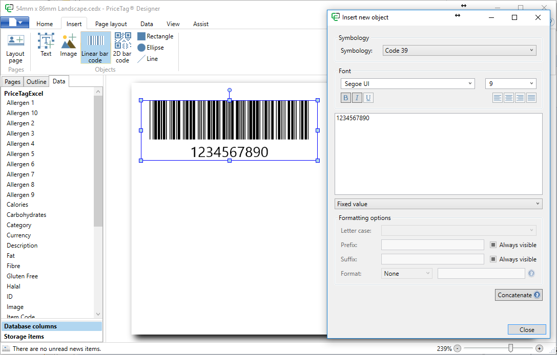 Designer_UsingObjects_1DBarcode