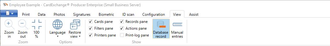 CE_Main_Interface_Ribbon_Data_Selection