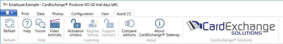 CE_Main_Interface_Ribbon_Service_Center