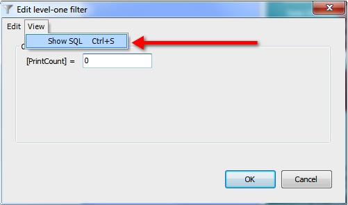 Filters_Edit_Level_One_Menu_SQL