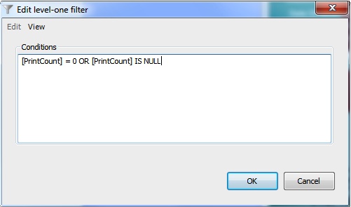 Filters_Edit_Level_One_SQL