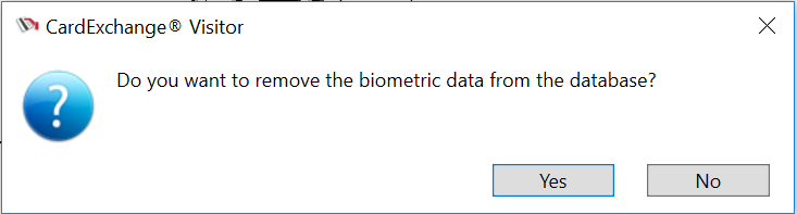 Remove Biometric