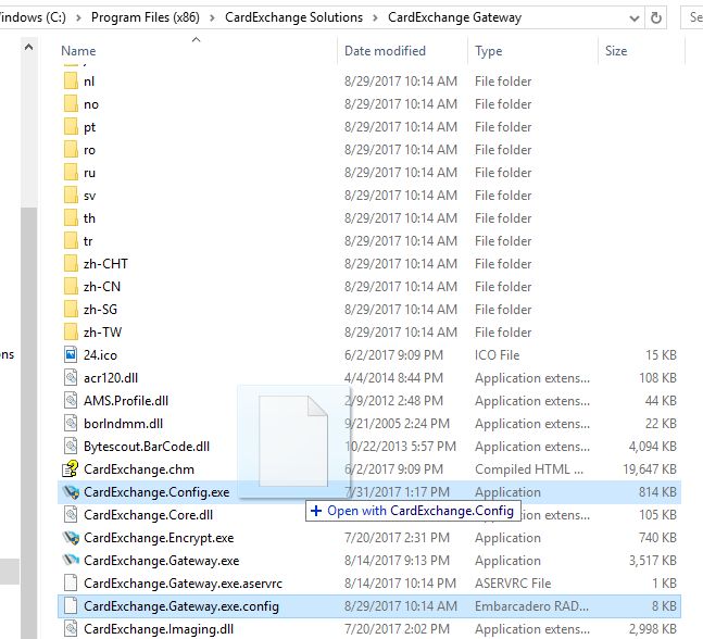 config utility